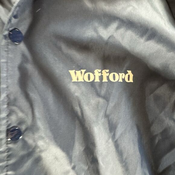 Vintage 60s Wofford College Jacket Mens Medium Blue Champion RP-Coach Football - Picture 2 of 12